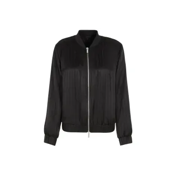 ARMANI EXCHANGE Devorè logo Satin Bomber Jacket