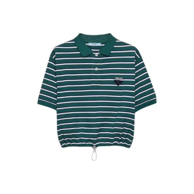 PRADA SS25 Polo Shirt Women's Jadeite Green-0