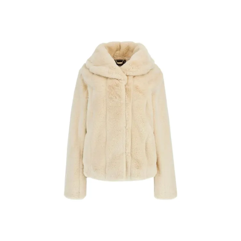 GUESS Jackets Coats Women's Beige-0