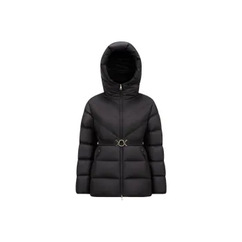 Moncler Brosse Belted Padded Jacket