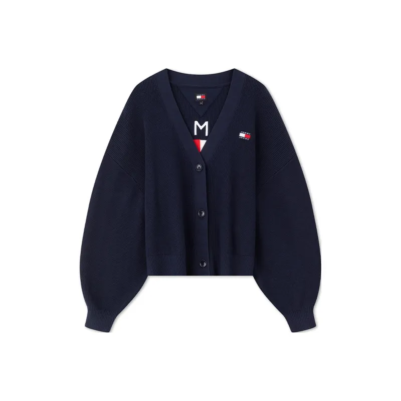 Tommy Hilfiger Knitwear Women's Black White Red Multicolor-0