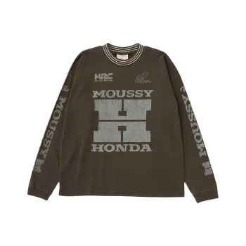 MOUSSY HRC Collaboration Drop Shoulder Sleeve T Shirt Women's