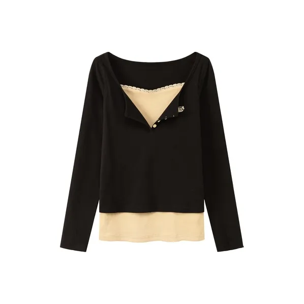 CHUU T Shirts Women's Black-0
