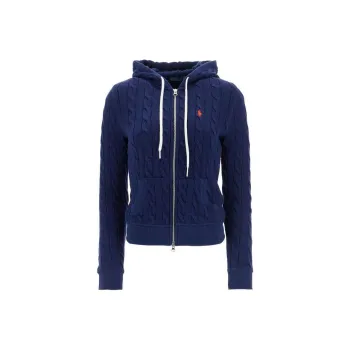 Polo Ralph Lauren Cable Knit Full Zip Hoodie