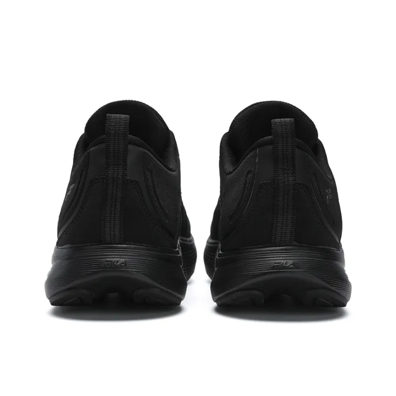 FILA Slip Resistant, Abrasion Resistant, Breathable, Lightweight Coverage Low Top Running Shoes Women's Steed Black-3