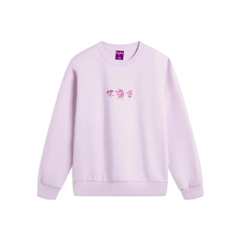 LiNing Sports Trend Series Sweatshirt Women's Light Dusty Purple-0