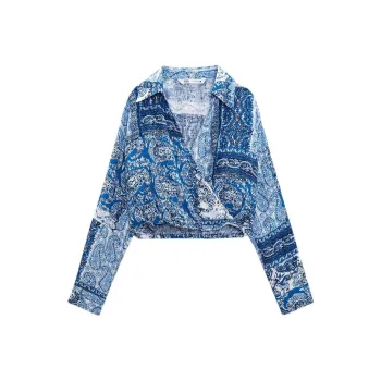ZARA Shirts Women's Blue