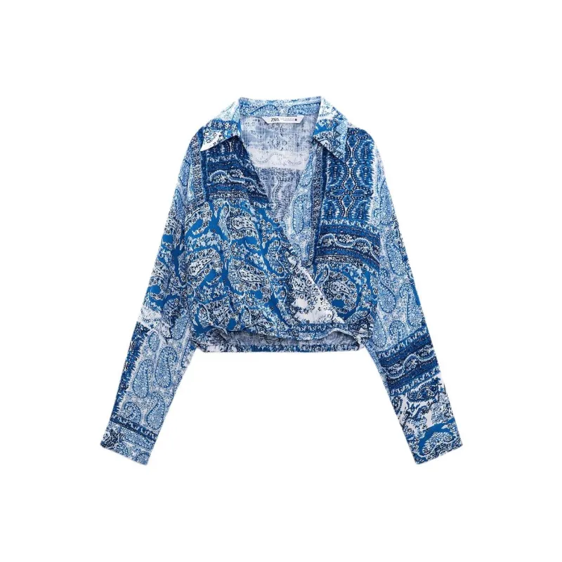 ZARA Shirts Women's Blue-0