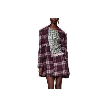 CHANEL 24 New Fall And Winter Arrivals Jackets Coats Women's Purple Pink