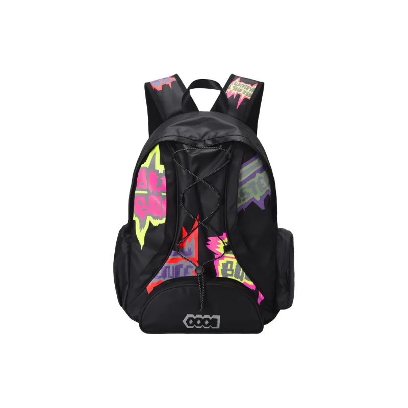 COEXISTENCE Polyester Backpack Unisex Black-0