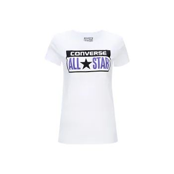 Converse All Star Regular T Shirt Women's Snow White
