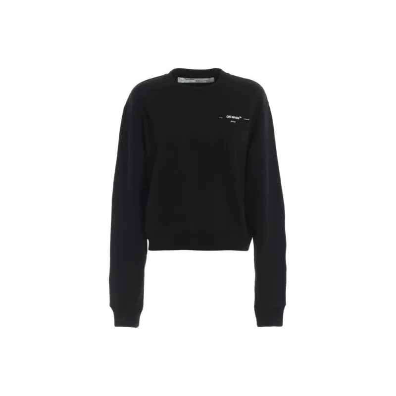 OFF WHITE Sweatshirt Regular Fit Women's Black-0