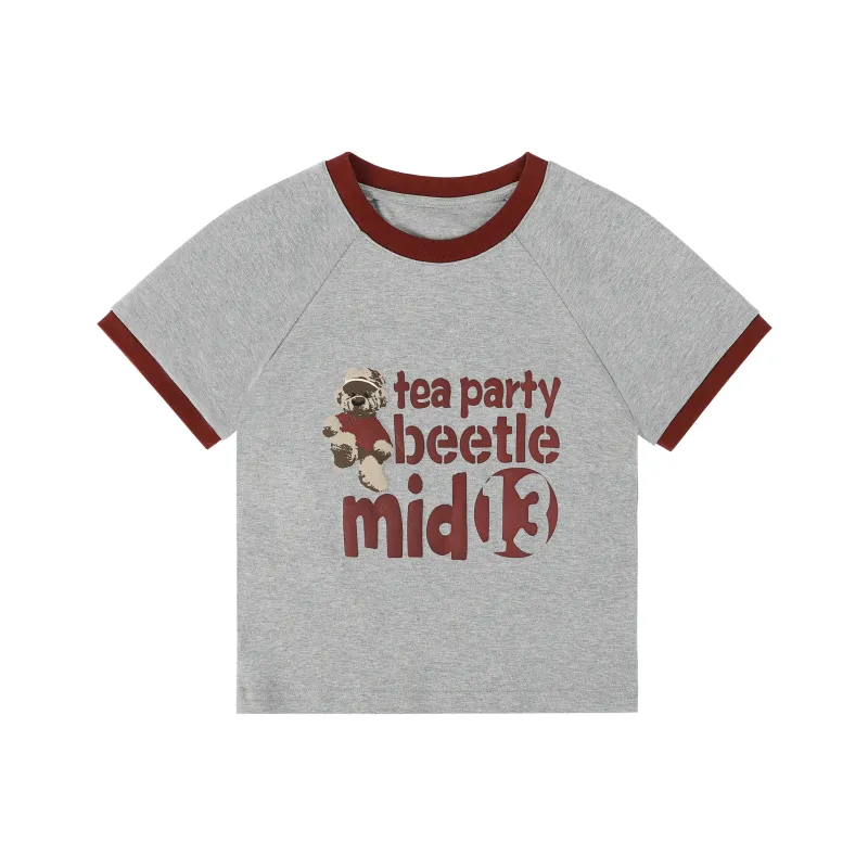 BEETLE TOWN Raglan Sleeve Short Sleeved T Shirt Women's-14