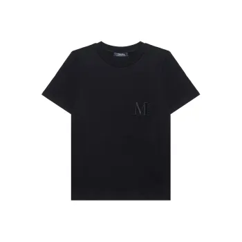 'S MAX MARA Logo Embroidered Crewneck T Shirt