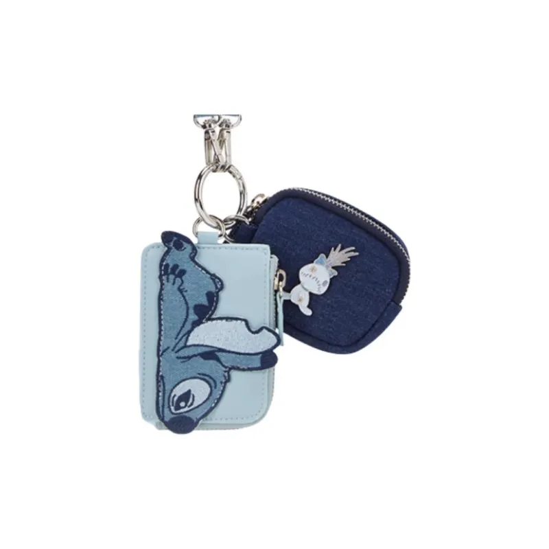 Disney Artificial Leather Storage Bag Coin Purse Card Holder Unisex Blue-6