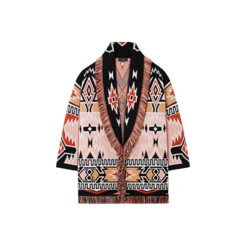 Alanui Fringe Detailed Belted Cardigan