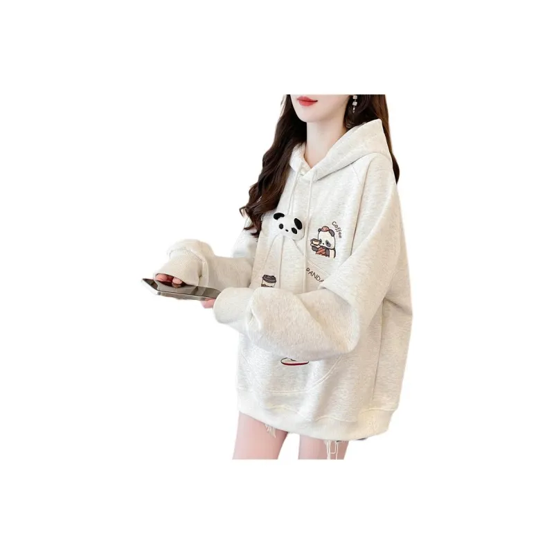 Oudifu Sweatshirts Women's-0