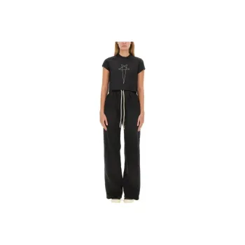 Rick Owens DRKSHDW Crewneck Cropped Top