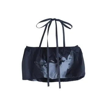 LALABOBO Strapless Top Women's Black