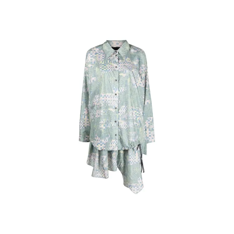 DIESEL Abstract-print Shirt Jacket-0