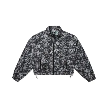 Kappa Jackets Women's Black All Over Print-990P