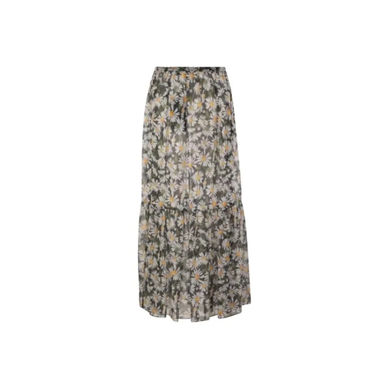 WEEKEND MaxMara Casual Long Skirt Women's Black-1