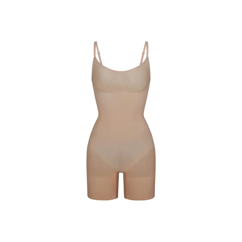 SKIMS EVERYDAY SCULPT MID THIGH BODYSUIT Bodysuits Women's MICA/Mica Color-0