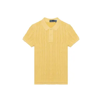 Polo Ralph Lauren Polo Pony Embroidered Knitted Polo Top