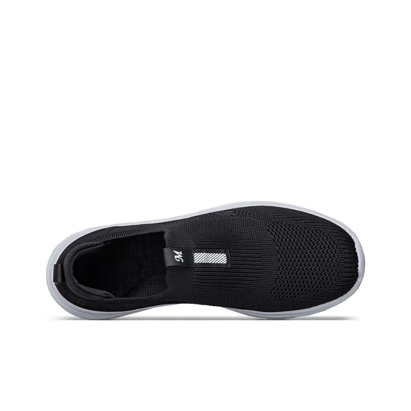 Kuding Elderly Shoes Soft Sole Comfortable Slip on Breathable And Lightweight Low Top Casual Shoes Unisex-24
