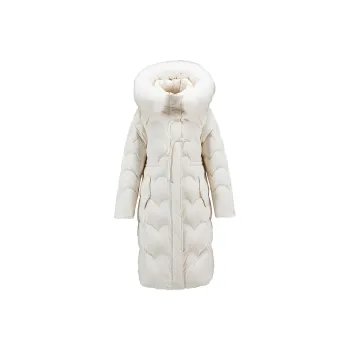 XIANGYING Down Jacket Women's Beige