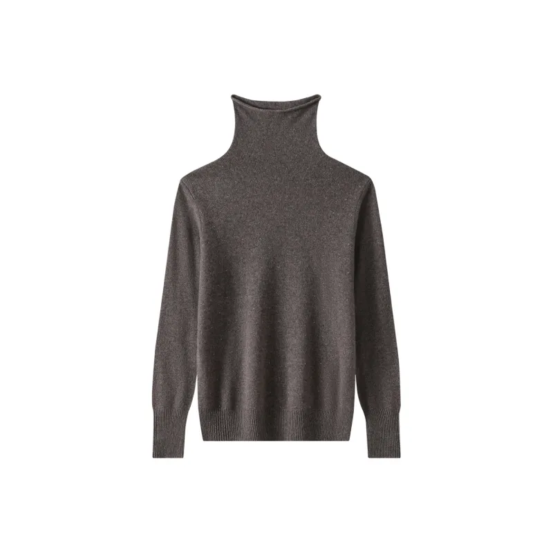 H YXIANG Cashmere Sweater Women's-2