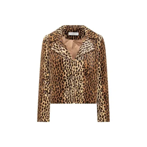 PHILOSOPHY DI LORENZO SERAFINI Leopard-Print Long-Sleeved Jacket