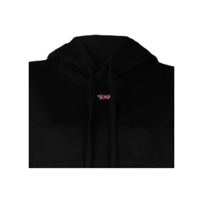 DIESEL Logo Embroidered Long Sleeved Hoodie-4