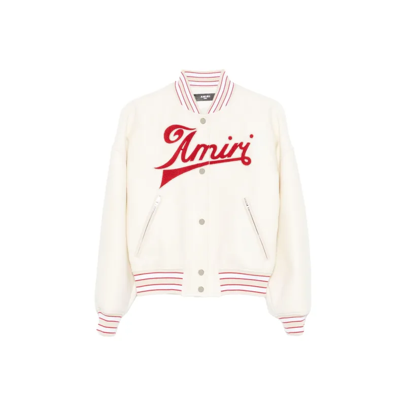 AMIRI Varsity Jacket 'Alabaster'-0