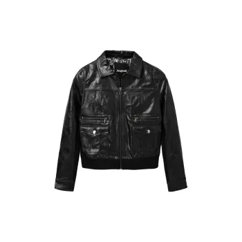 Desigual Retro Pockets Jacket Jackets & Coats Women's Black