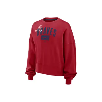 Nike Atlanta Braves Team Sweatshirt Women's Red