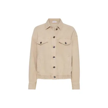 Brunello Cucinelli Monili Embellished Elastic Waistband Jacket