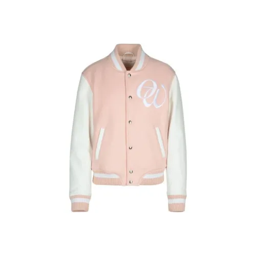 OFF WHITE Jackets & Coats Women's Pink White