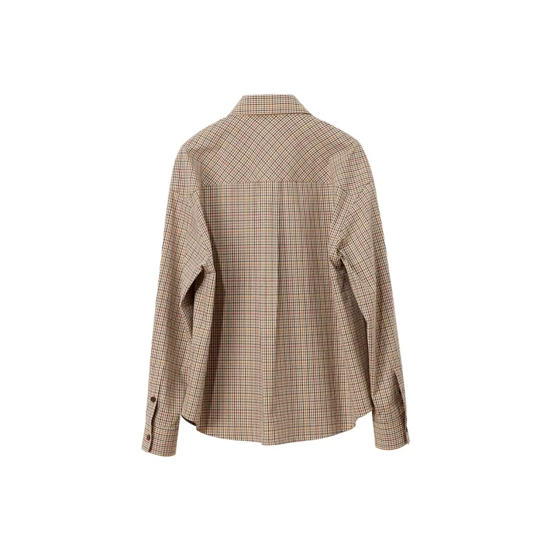 NancyCavally Shirt Women's Classic Plaid-1