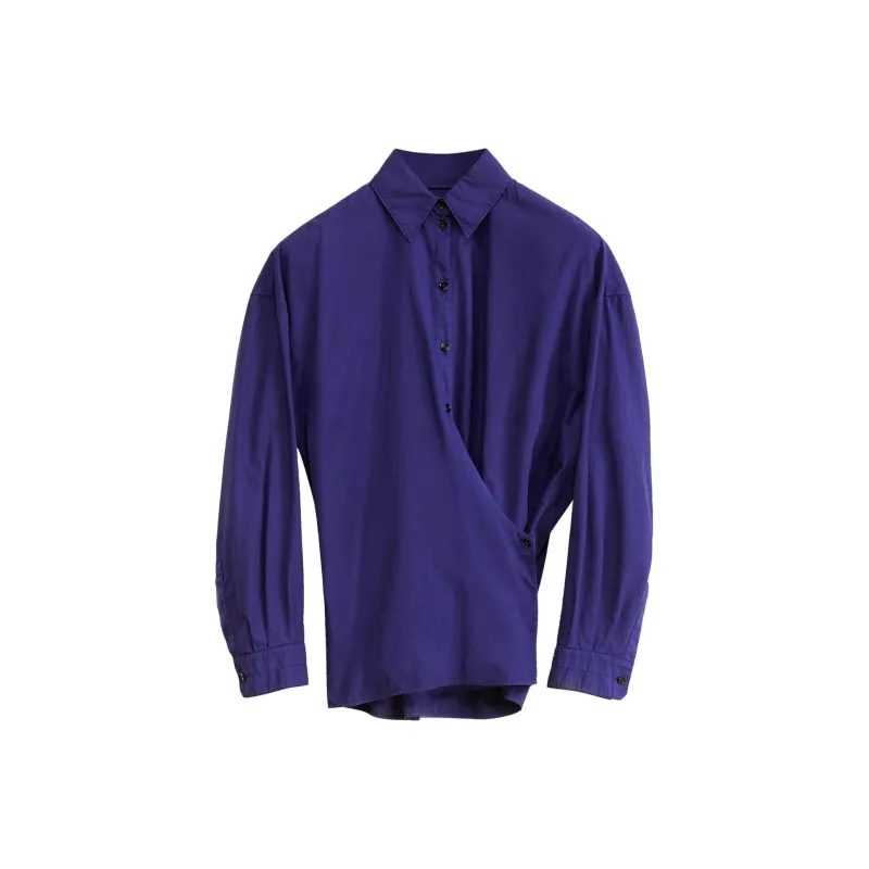 Lemaire Twisted front Poplin Shirt-0