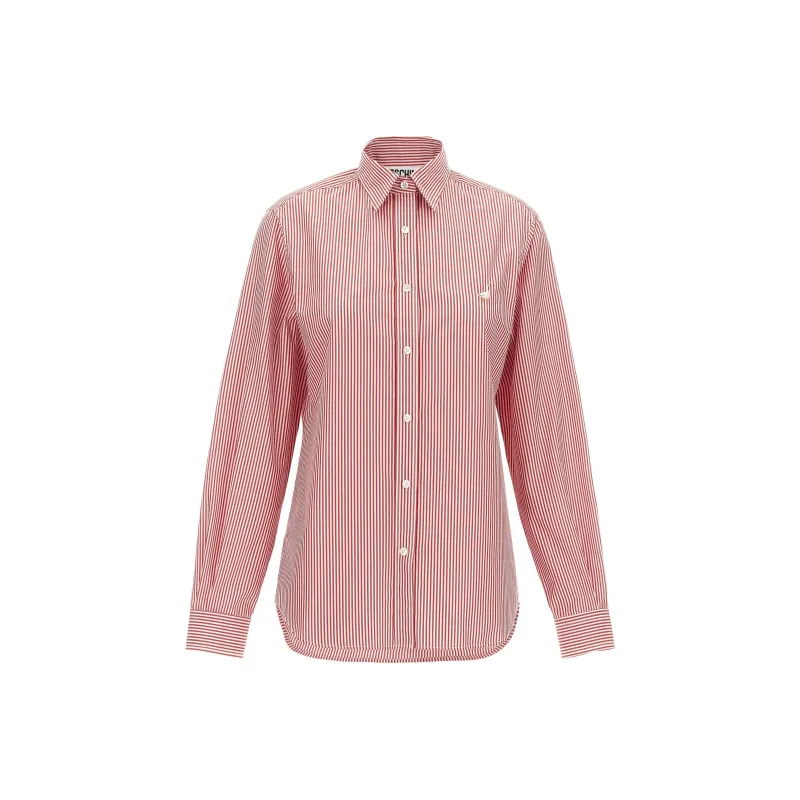 MOSCHINO Long Sleeved Pinstriped Shirt-0
