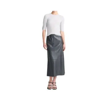 VINCE Snap Elbow sleeve Knitted Top