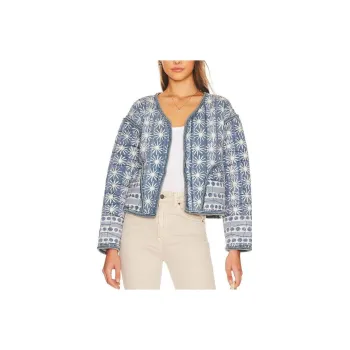 FREE PEOPLE Jackets Women's Blue