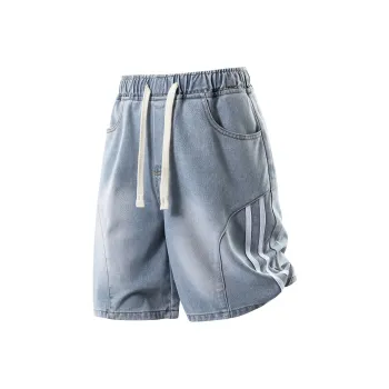 Ice flying Denim Shorts Unisex
