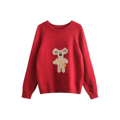 PASSCODIO Knitwear Women's Christmas Red