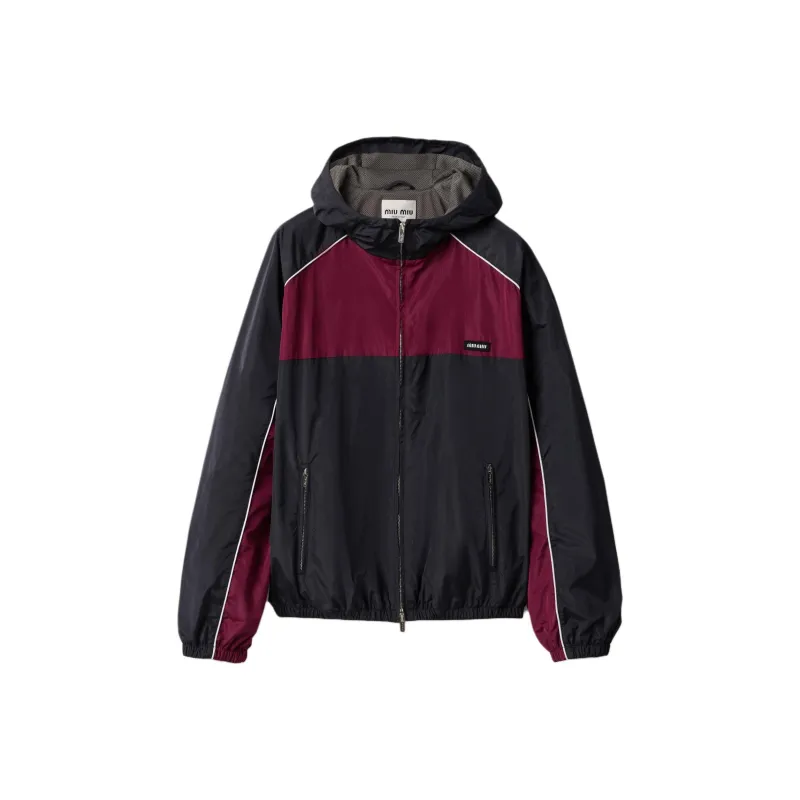 MIU MIU SS25 Jackets Coats Women's Blue Red-0