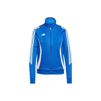 Adidas Tiro 24 Training Jacket Retro Sports Stand Collar Jackets Women's Royal Blue