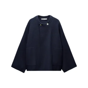 ZARA Jackets Coats Women's Sea Blue