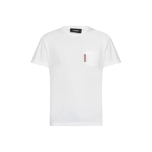 DSQUARED 2 Chest Pocket Crewneck T Shirt