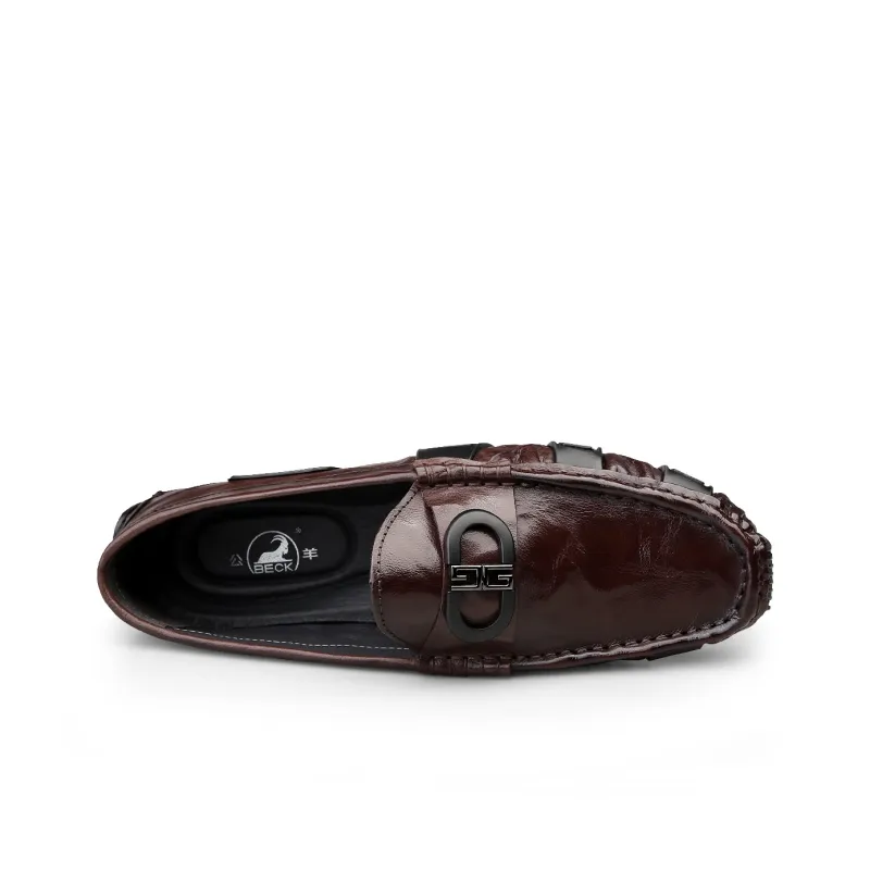 DCK Men's Casual Shoes Men Low Top Black Brown-8